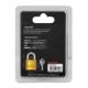 Brass Padlock X-Small 20 mm with brass cylinder and steel shackle